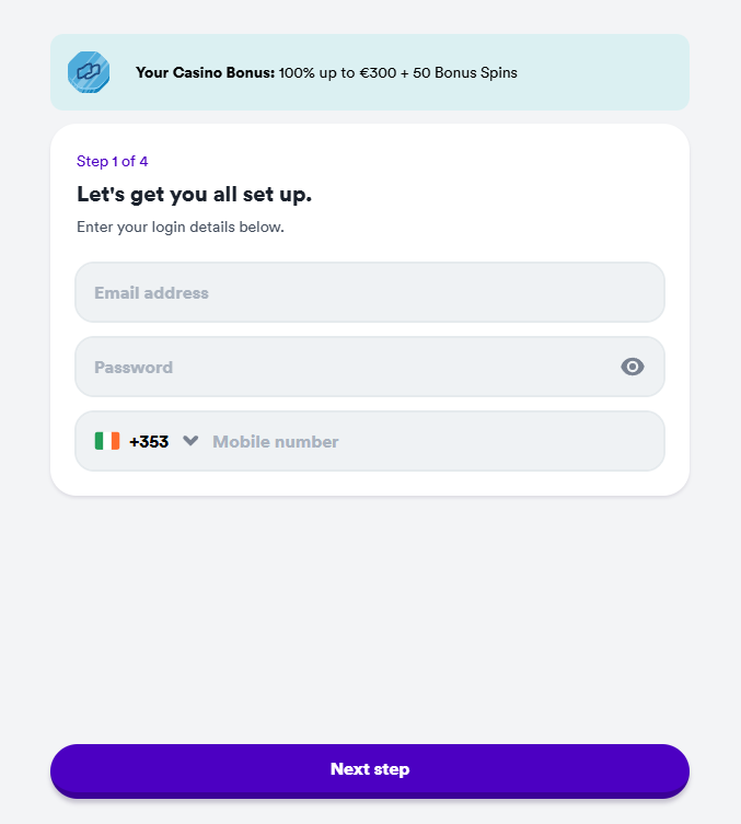 Casumo Casino login